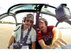 Helicopter flying lesson in Bucharest