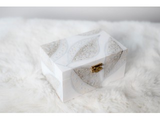 Hand Painted Custom-Built Wooden Box 19cm/12cm/10cm