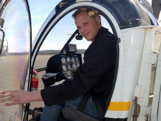 Helicopter flying lesson in Brasov