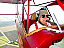 Vintage Biplane Flight over Dracula's Tomb 