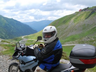 Motorcycle ride in Transylvania with a BMW F650 