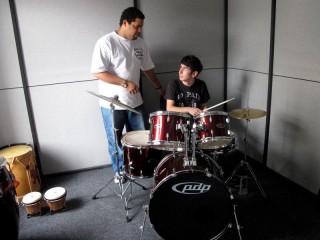 Percussion lesson in Bucharest
